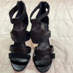 White House Black Market Kennedy Stiletto Heeled Sandals Size 7.5